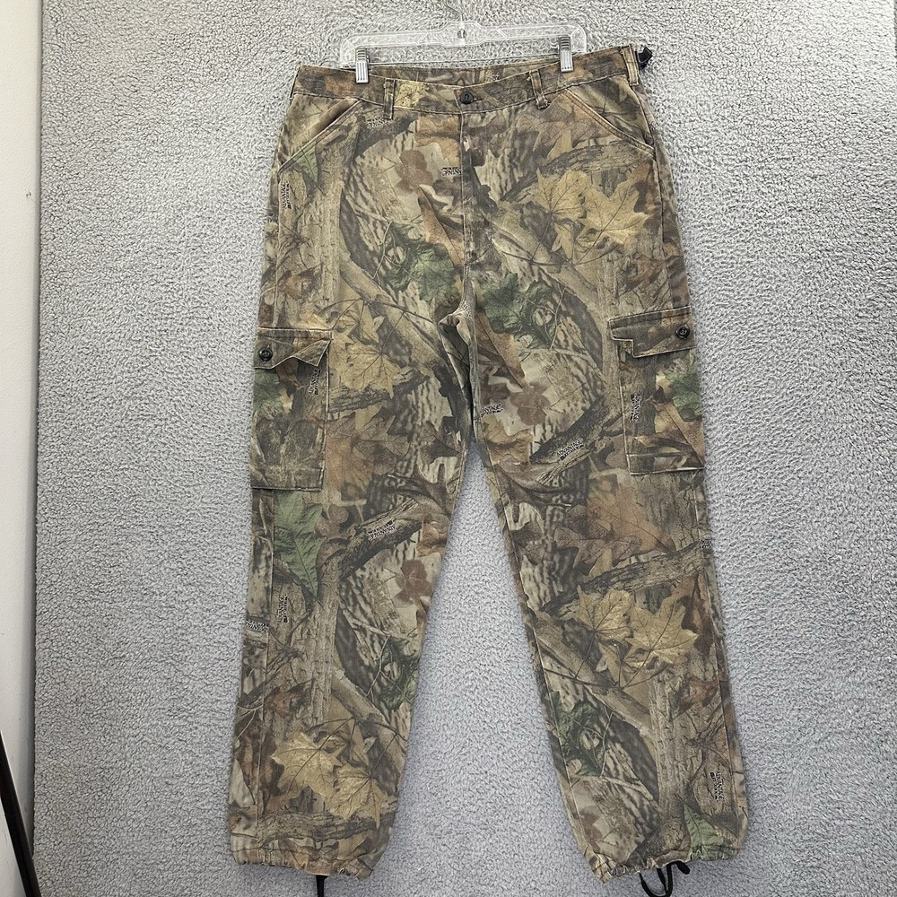 Vintage Liberty Camo Realtree Cargo Pants Advantage Timber Hunting Men's Large